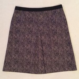 Ann Taylor Reptile Print Skirt 0
